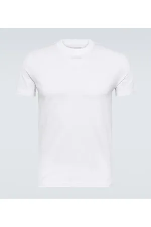 Prada Camiseta de algodón adornada