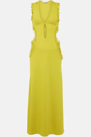 CHRISTOPHER ESBER Vestido midi Carina con volantes