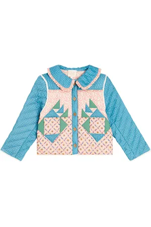 Louise Misha Chaqueta Niagara algodón con patchwork