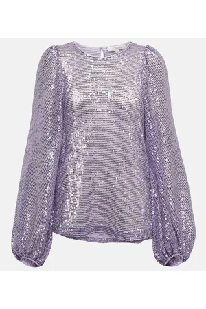 Dorothee Schumacher Blusa Sparkling Moment con lentejuelas