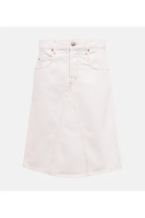 Marant Etoile Falda midi Fiali en denim