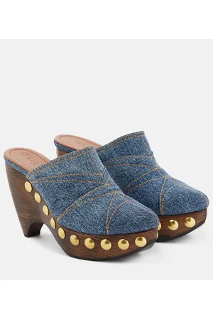 Alaïa Alaïa Mules Le Sabot en denim