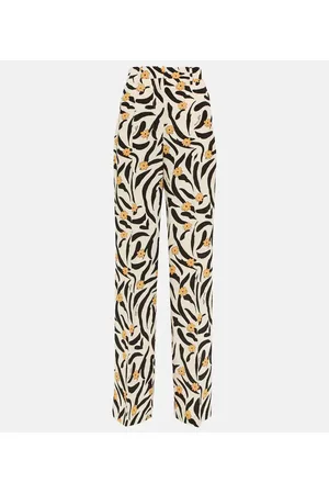 Nanushka Pantalones rectos Lanai de tiro alto