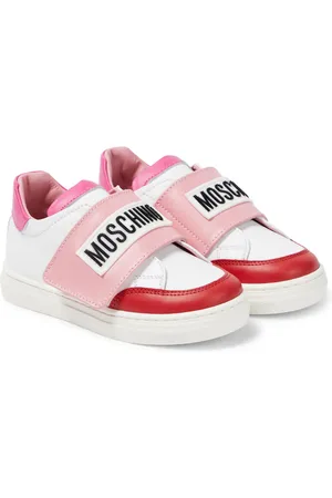 Moschino Zapatillas de piel con logo
