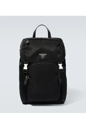 Prada Mochila de Re-Nylon y piel Saffiano