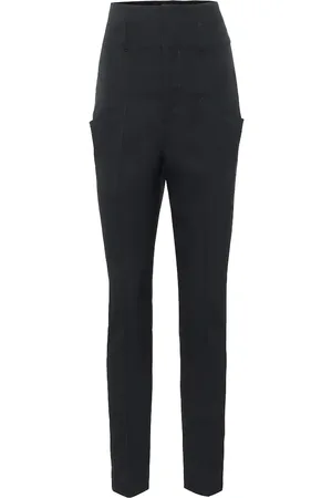 Isabel Marant Pantalones Padme de lana tiro alto
