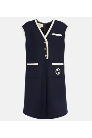 Gucci Vestido corto de tweed