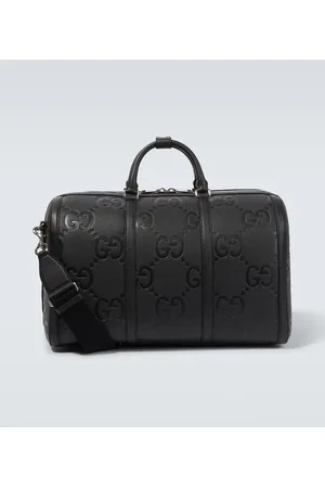 Gucci Bolso de viaje de piel con GG jumbo