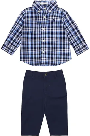 Ralph Lauren Bebé - set de camisa y pantalones
