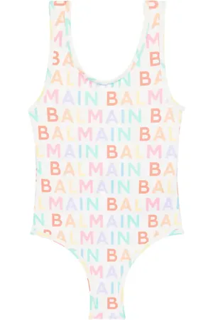 Balmain Bañador con logo estampado