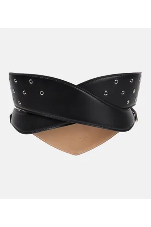 Alaïa Alaïa Cinturón de piel perforada