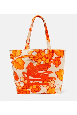 Etro Tote Pegaso con piel