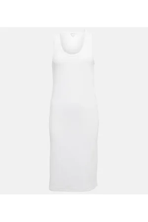 Bottega Veneta Vestido en mezcla de algodón