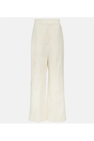 Khaite Pantalones anchos Banton de tiro bajo