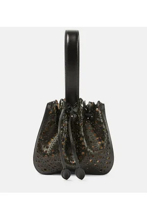 Alaïa Alaïa Clutch Rose Marie Mini de piel Vienne