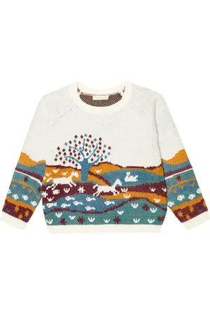 Louise Misha Jersey en jacquard de mezcla de lana