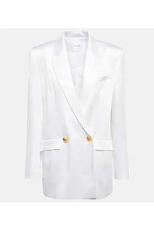 GALVAN Blazer de novia Boyfriend cruzado