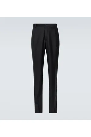 Giorgio Armani Pantalones slim de lana y cachemir