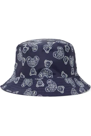Palm Angels Sombrero de pescador con oso de peluche