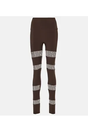 Norma Kamali Leggings de jersey de tiro alto