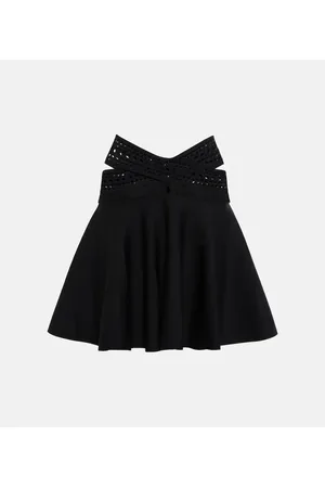 Alaïa Alaïa Minifalda Vienne de tiro alto