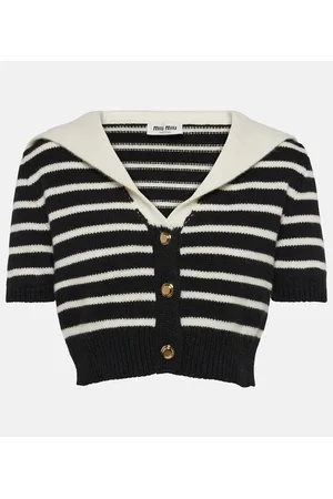 Miu Miu Cárdigan de cachemir cropped