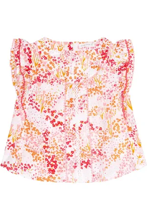POUPETTE ST BARTH Top Adeh de algodón floral