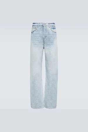 AMIRI Pantalones denim en jacquard con logo
