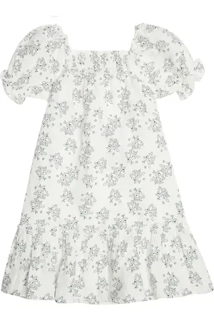 The New Society Vestido Atenea de lino floral