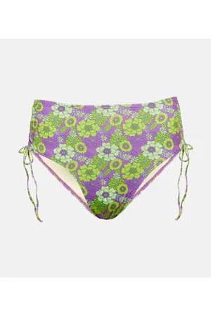 Bananhot Braga de bikini Liz floral de tiro alto
