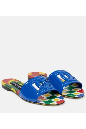Dolce & Gabbana Sandalias de charol con DG