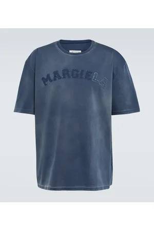 Maison Margiela Camiseta de algodón con logo