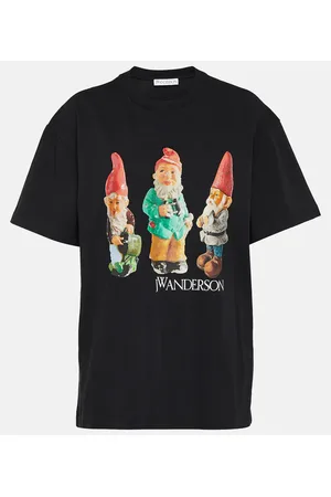J.W.Anderson Camiseta de jersey de algodón estampada