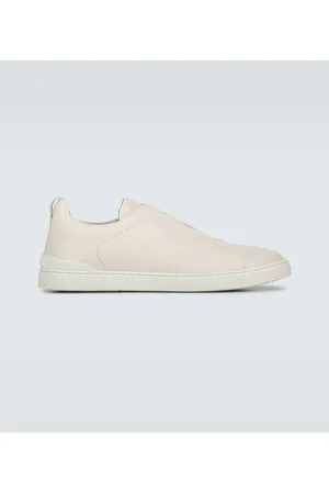 Ermenegildo Zegna Zapatillas Triple Stitch de piel