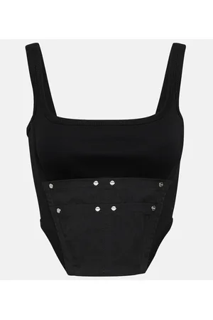 DION LEE Top corsé Workear de algodón