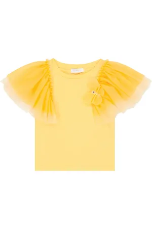 MONNALISA Camiseta con bordado