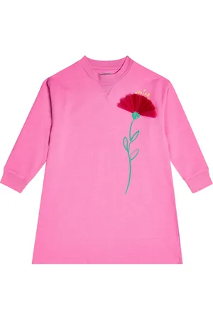 Il gufo Vestido de jersey de algodón floral
