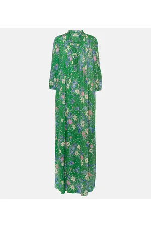 Diane von Furstenberg Vestido largo Layla de jersey estampado