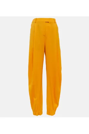 The Attico Pantalones Rey en gabardina de lana