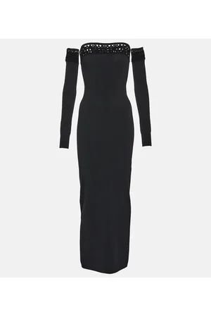 Alaïa Alaïa Vestido Vienne con hombros descubiertos