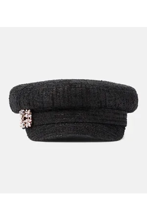 Roger Vivier Gorra newsboy de tweed