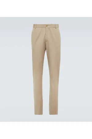 Loro Piana Pantalones chinos de algodón y lana