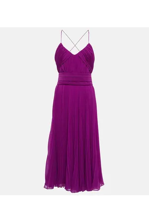 Max Mara Vestido midi Clarino de georgette