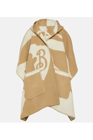 Burberry Capa de lana estampada