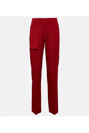 Victoria Beckham Pantalones rectos de tiro alto