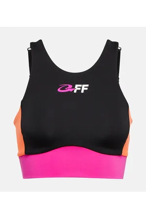 OFF-WHITE Sujetador deportivo con logo