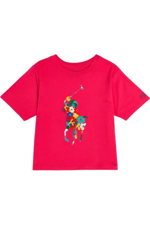 Ralph Lauren Camiseta en jersey de algodón bordada