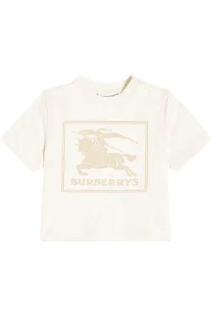 Burberry Bebé - camiseta de jersey de algodón con EKD