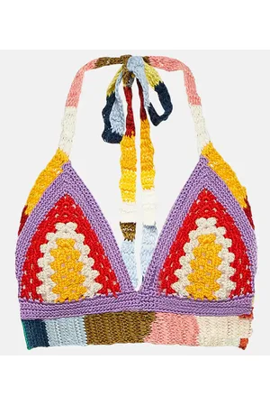 Marni X No Vacancy Inn crop top de punto