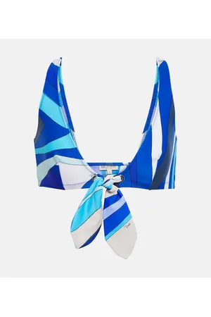 Puccini Top de bikini estampado
